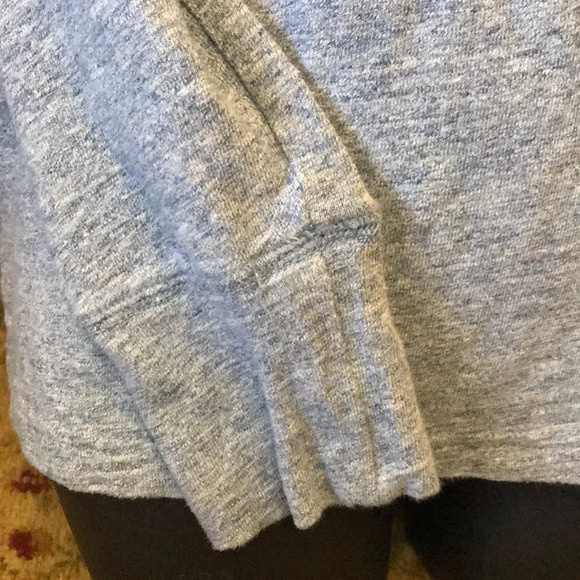 J. Crew interlock cotton Henley top blue S - Picture 5 of 6